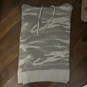 Aerie Gray Camouflage Hoodie